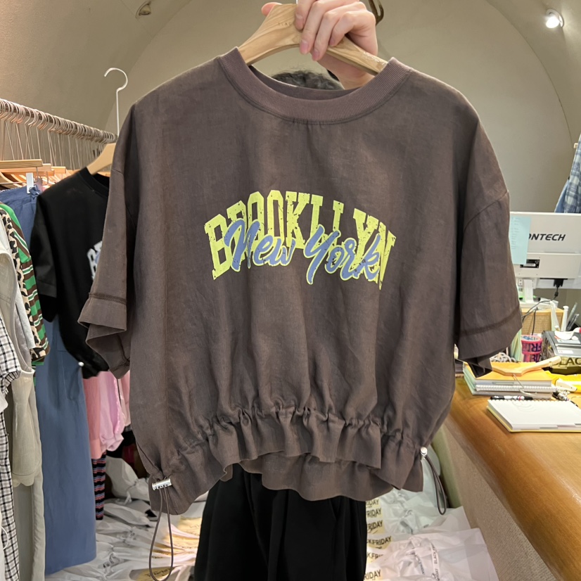BLACKFRIDAY東大門㊣代購女裝新款熱賣職業休閑時尚推薦T恤BLACK FRIDAYT恤圖色3