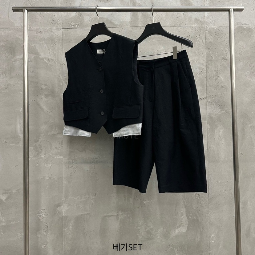 MUTE-P韓國代購㊣女裝新品25春夏時尚職業人氣真品套裝兩件套MUTE套裝圖色4