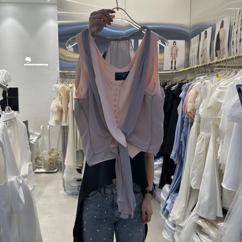 CHARLES THE SECOND韓國代購㊣女士新品人氣職業套裝兩件套CHARLES THE SECOND/CHEAP-CHIC套裝圖色2