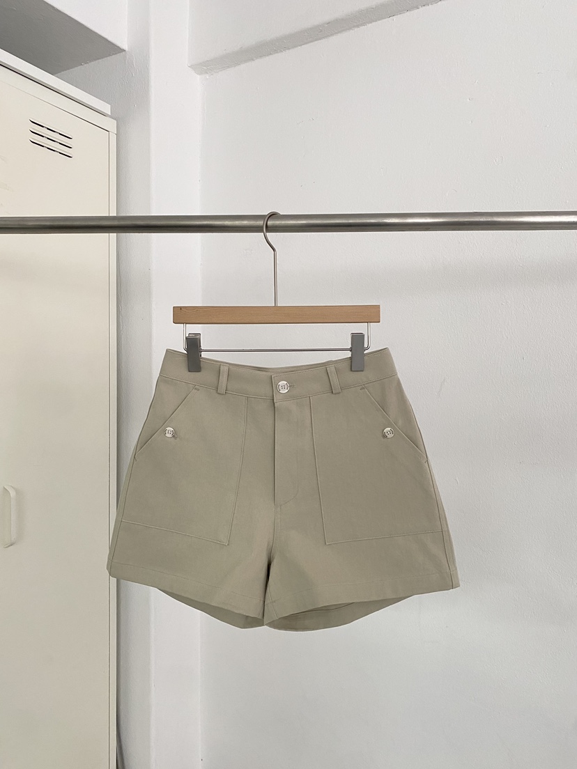 BOUTIQUE SEOUL-P韓國代購㊣女裝新款熱賣職業推薦真品短褲But ton/BOUTIQUE SEOUL短褲圖色2