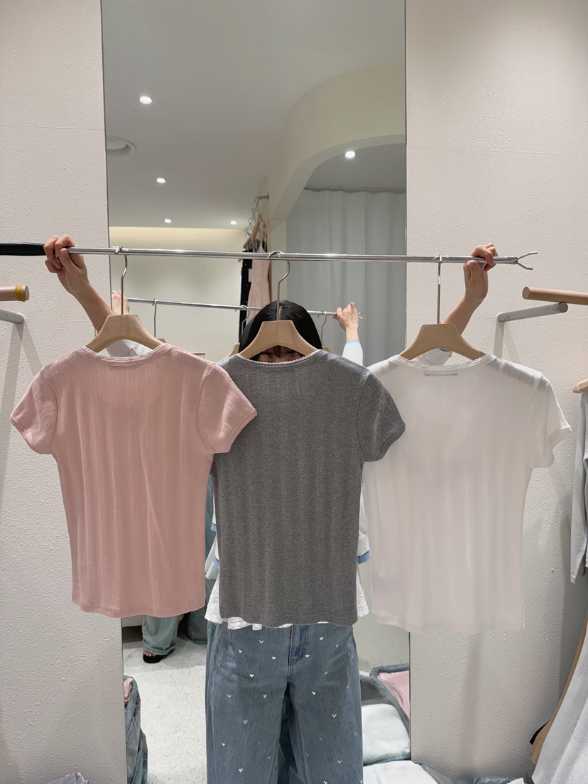 MARKE-P東大門㊣直郵女裝新品人氣熱賣時尚真品25春夏T恤刺繡MARKE-PT恤