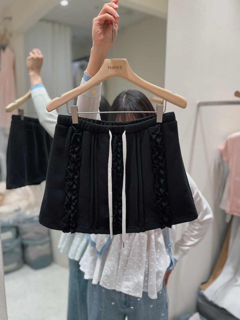MARKE-P韓國直郵㊣女裝新品人氣熱賣時尚休閑職業裙褲荷葉邊MARKE-P裙褲圖色3