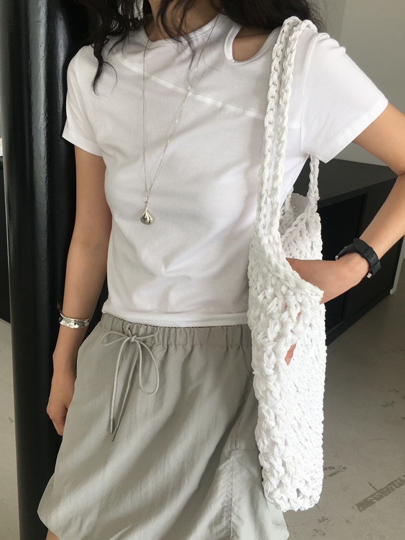 MONDAYMORING韓國代購㊣女裝新品25春夏推薦人氣時尚真品T恤MONDAYMORINGT恤