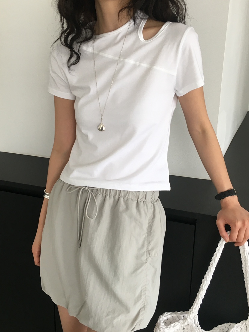 MONDAYMORING韓國代購㊣女裝新品25春夏推薦人氣時尚真品T恤MONDAYMORINGT恤