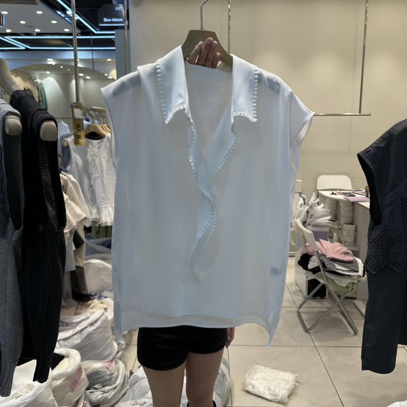 BLUE RIBBON韓國直郵㊣女裝新品人氣熱賣休閑時尚吊帶背心BLUE RIBBON吊帶/背心