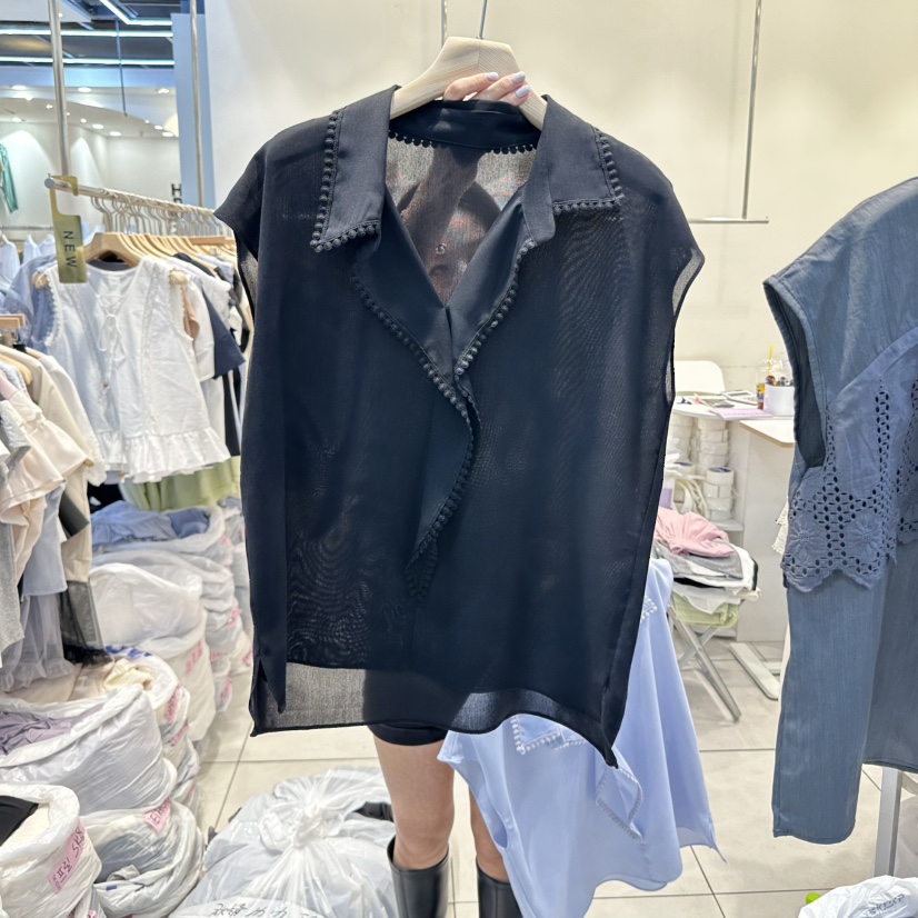 BLUE RIBBON韓國直郵㊣女裝新品人氣熱賣休閑時尚吊帶背心BLUE RIBBON吊帶/背心圖色3