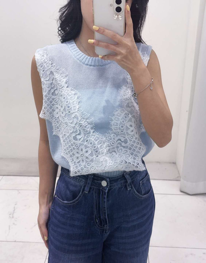BLUE RIBBON韓國代購㊣女士新品真品推薦休閑25春夏吊帶背心BLUE RIBBON吊帶/背心