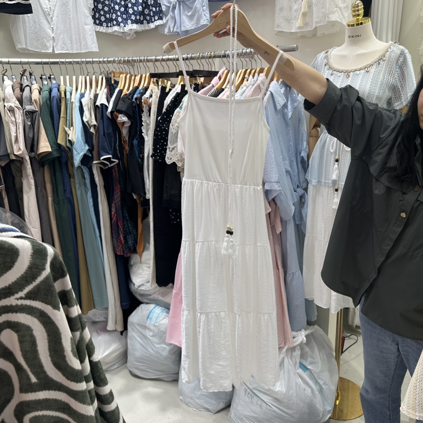 BIKINI東大門㊣代購女士新品熱賣推薦25春夏套裝含腰繩套裝BIKINI套裝