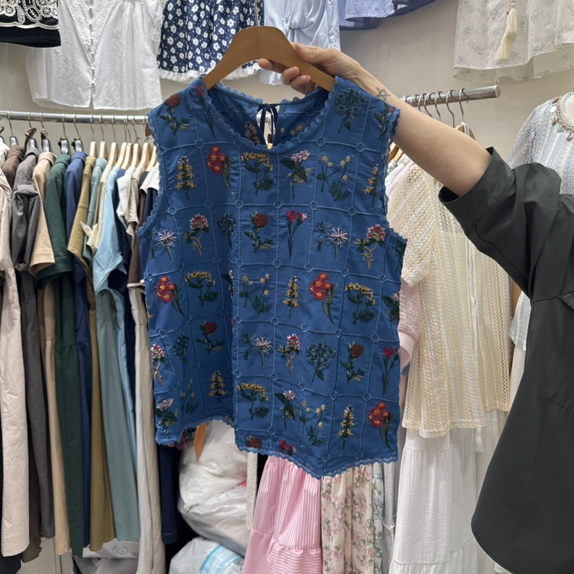 BIKINI東大門㊣實拍女裝新品25春夏真品時尚熱賣推薦吊帶背心BIKINI吊帶/背心圖色2