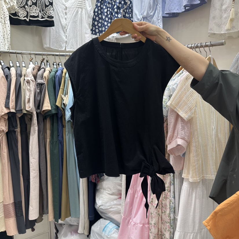 BIKINI東大門㊣實拍女裝新品職業休閑25春夏真品襯衫蕾絲衫BIKINI襯衫/蕾絲衫圖色3