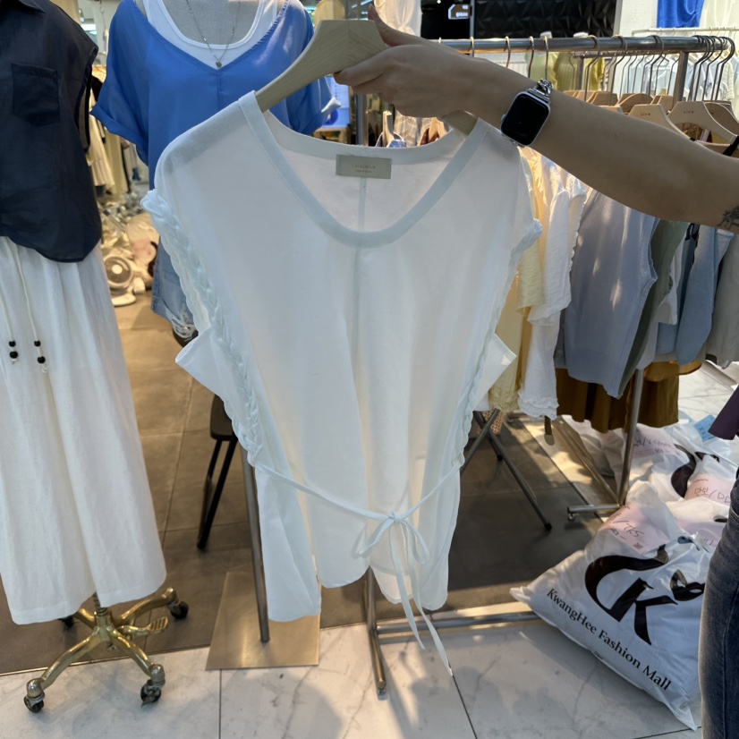 LULULALLA韓國代購㊣女士新品人氣熱賣25春夏時尚真品吊帶背心LULULALLA吊帶/背心