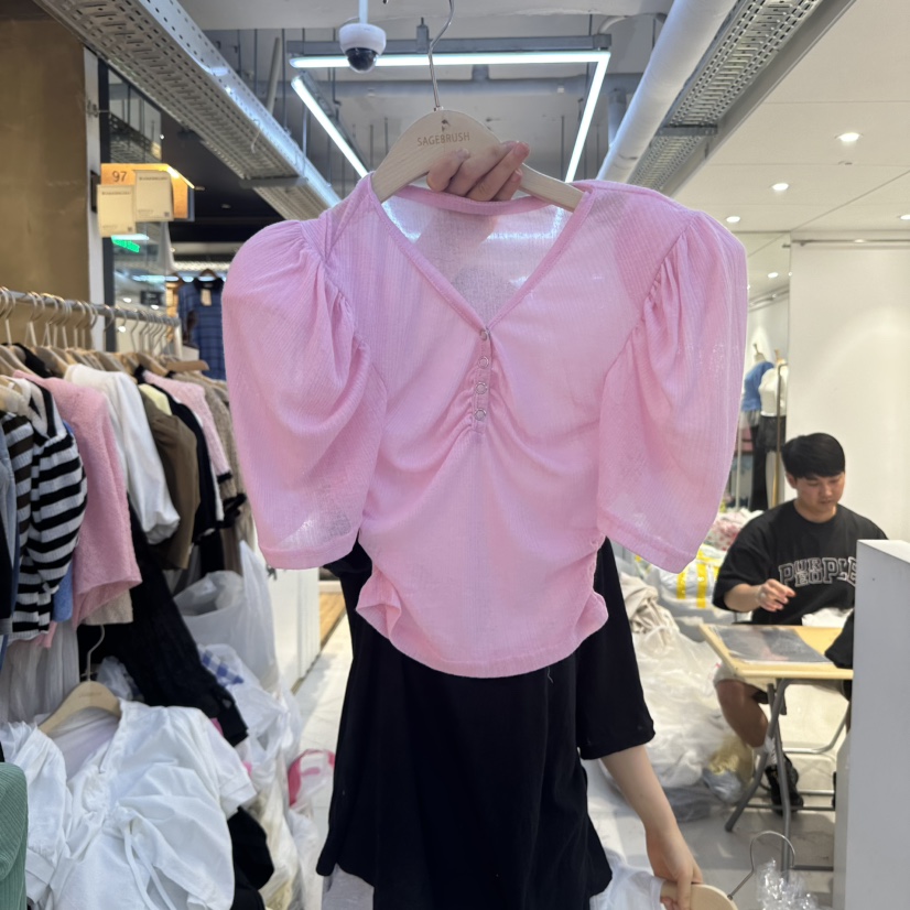 SAGE BRUSH東大門㊣實拍女士新款25春夏推薦時尚真品針織衫SAGE BRUSH針織衫圖色2