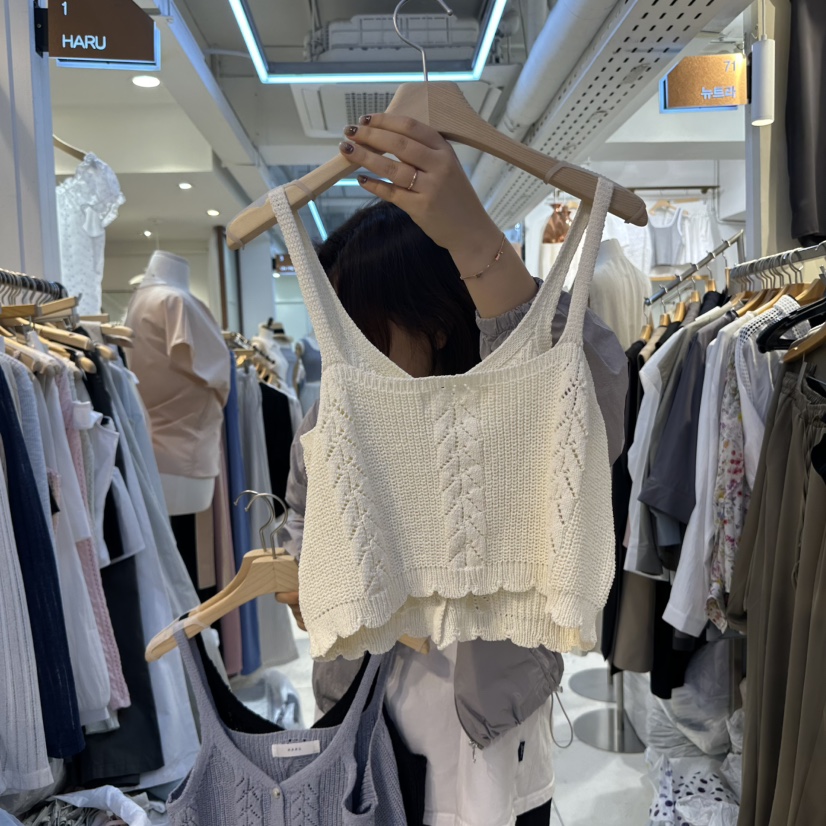 HARU韓國代購㊣女裝新款休閑推薦25春夏時尚真品職業吊帶背心HARU吊帶/背心