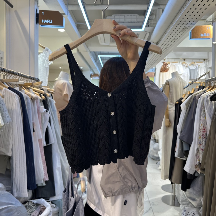 HARU韓國代購㊣女裝新款休閑推薦25春夏時尚真品職業吊帶背心HARU吊帶/背心圖色3