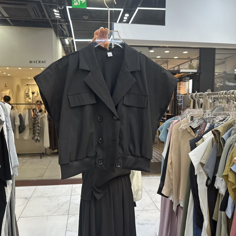 MARIGOLD東大門㊣直郵女士新品熱賣25春夏人氣襯衫蕾絲衫紐扣MARIGOLD襯衫/蕾絲衫圖色3