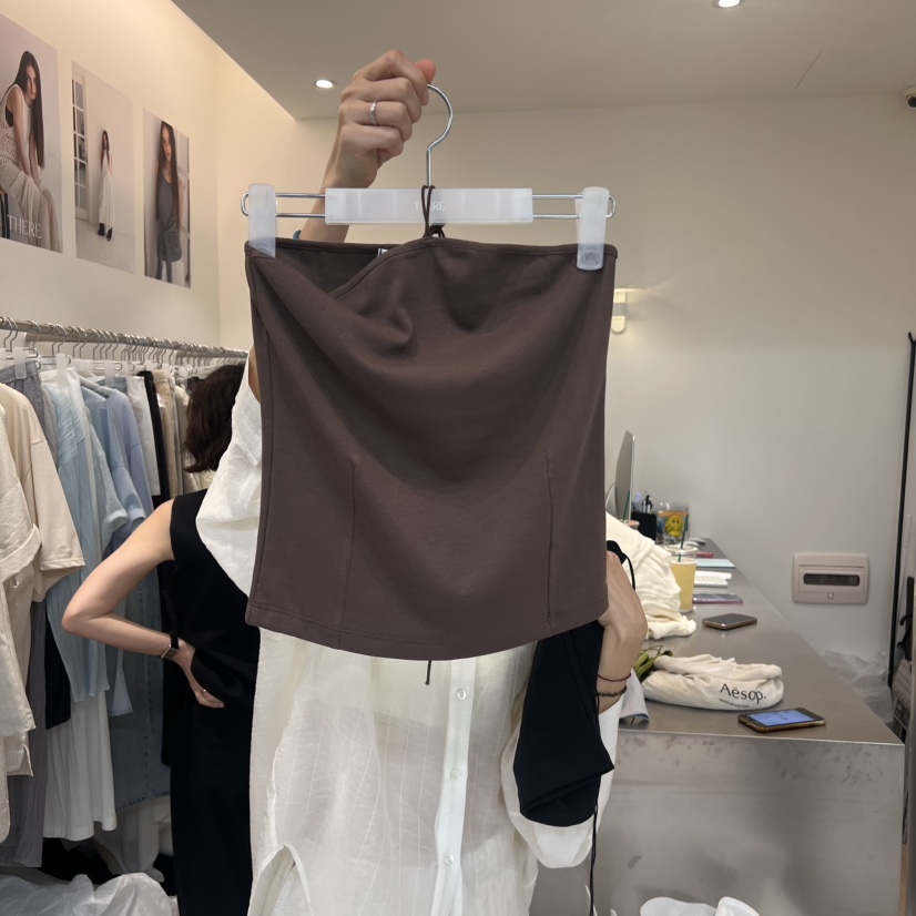 THERE韓國直郵㊣女士新品職業休閑熱賣25春夏真品時尚吊帶背心THERE吊帶/背心圖色4