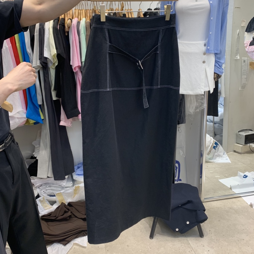 DUPLO東大門㊣直郵女裝新品25春夏休閑熱賣時尚半身裙中短裙DUPLO半身裙/中短裙