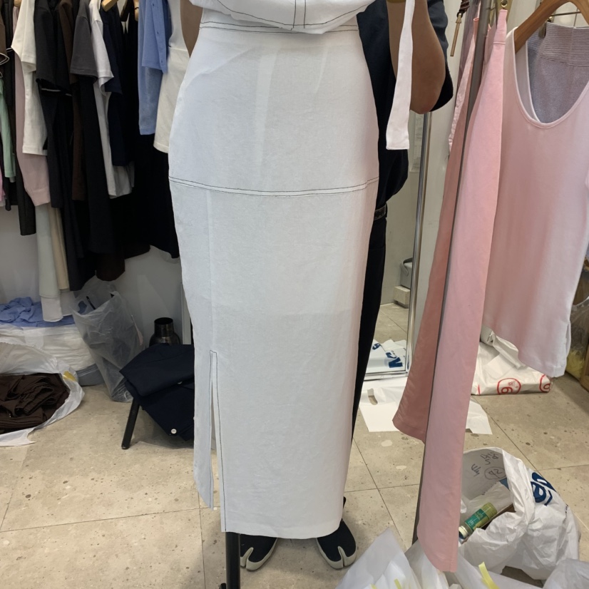 DUPLO東大門㊣直郵女裝新品25春夏休閑熱賣時尚半身裙中短裙DUPLO半身裙/中短裙圖色1