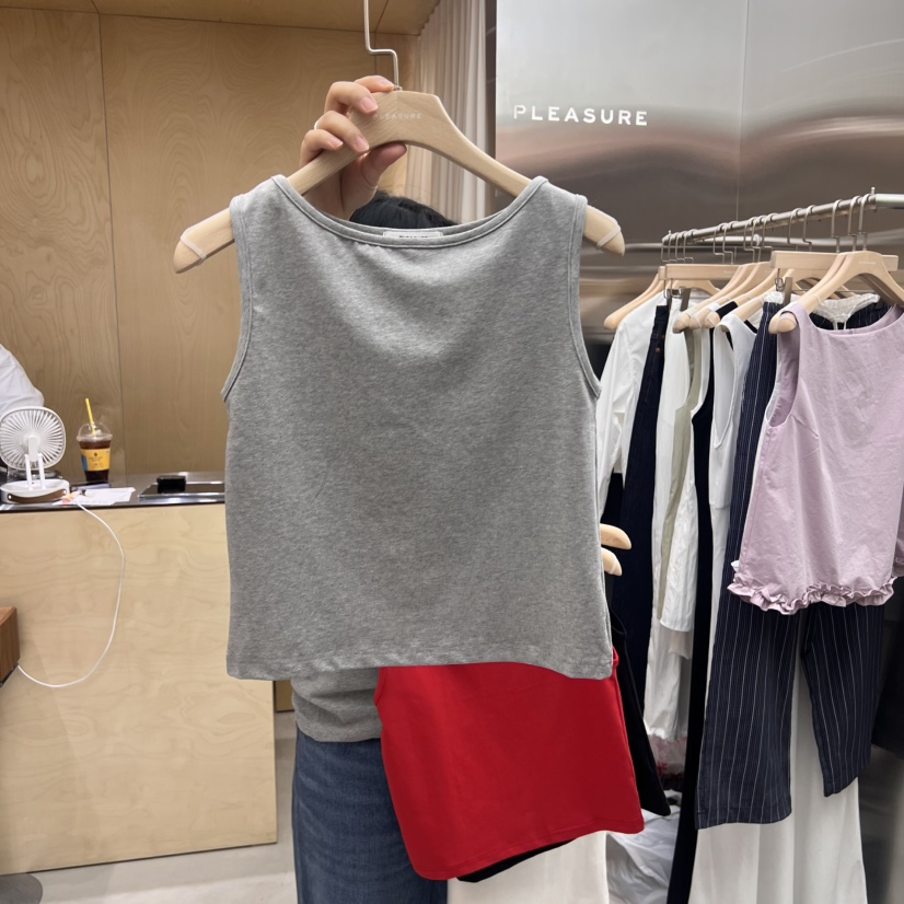 PLEASURE東大門㊣直郵女士新款真品人氣休閑熱賣推薦吊帶背心PLEASURE吊帶/背心圖色2