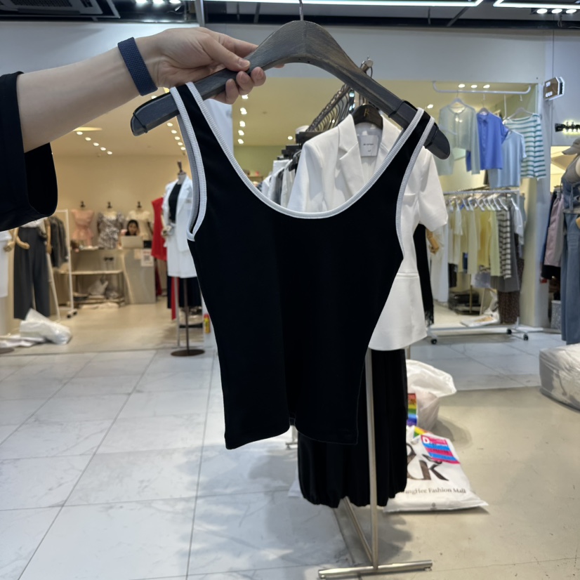 A2/D2韓國代購㊣女裝新款休閑熱賣25春夏真品時尚吊帶背心A2/D2吊帶/背心
