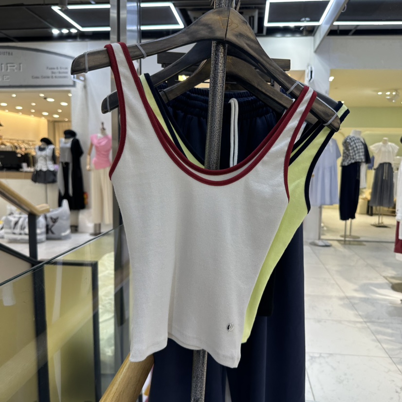 A2/D2韓國代購㊣女裝新款休閑熱賣25春夏真品時尚吊帶背心A2/D2吊帶/背心圖色2