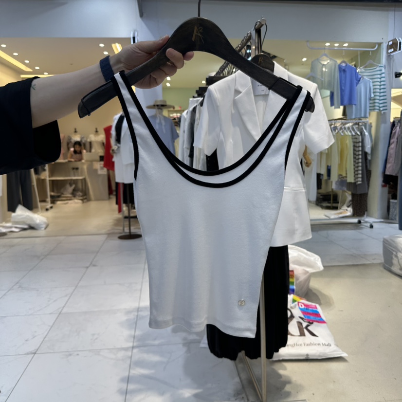 A2/D2韓國代購㊣女裝新款休閑熱賣25春夏真品時尚吊帶背心A2/D2吊帶/背心圖色3