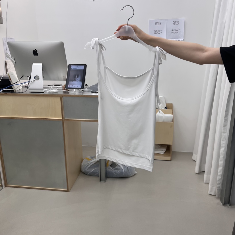 STAINLESS韓國代購㊣女裝新款時尚熱賣職業人氣吊帶背心紐扣STAINLESS吊帶/背心
