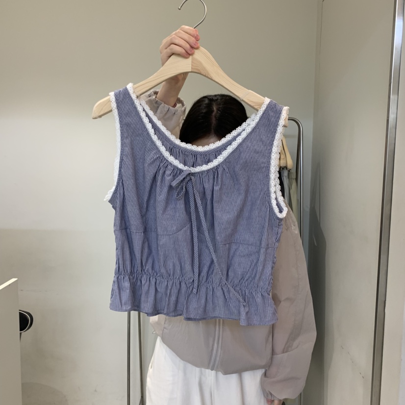 OUTRENE東大門㊣實拍女士新品人氣25春夏時尚熱賣職業吊帶背心OUTRENE吊帶/背心圖色2