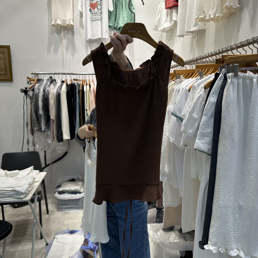 MODS-Q東大門㊣代購女裝新品職業真品熱賣休閑推薦吊帶背心MODS-Q吊帶/背心圖色2