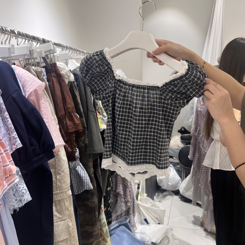 TYCHE東大門㊣直郵女裝新款25春夏真品推薦熱賣人氣襯衫蕾絲衫TYCHE襯衫/蕾絲衫