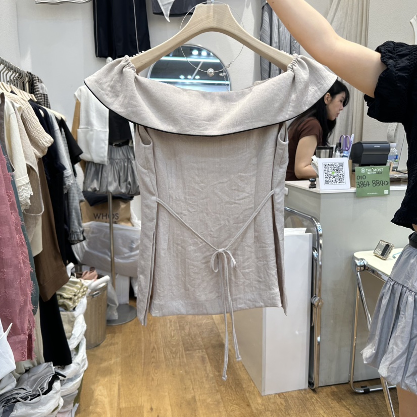 THE MOST-Q東大門㊣代購女裝新款熱賣時尚人氣襯衫蕾絲衫THE MOST襯衫/蕾絲衫
