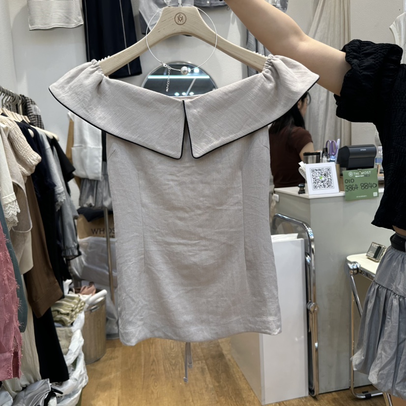 THE MOST-Q東大門㊣代購女裝新款熱賣時尚人氣襯衫蕾絲衫THE MOST襯衫/蕾絲衫圖色2