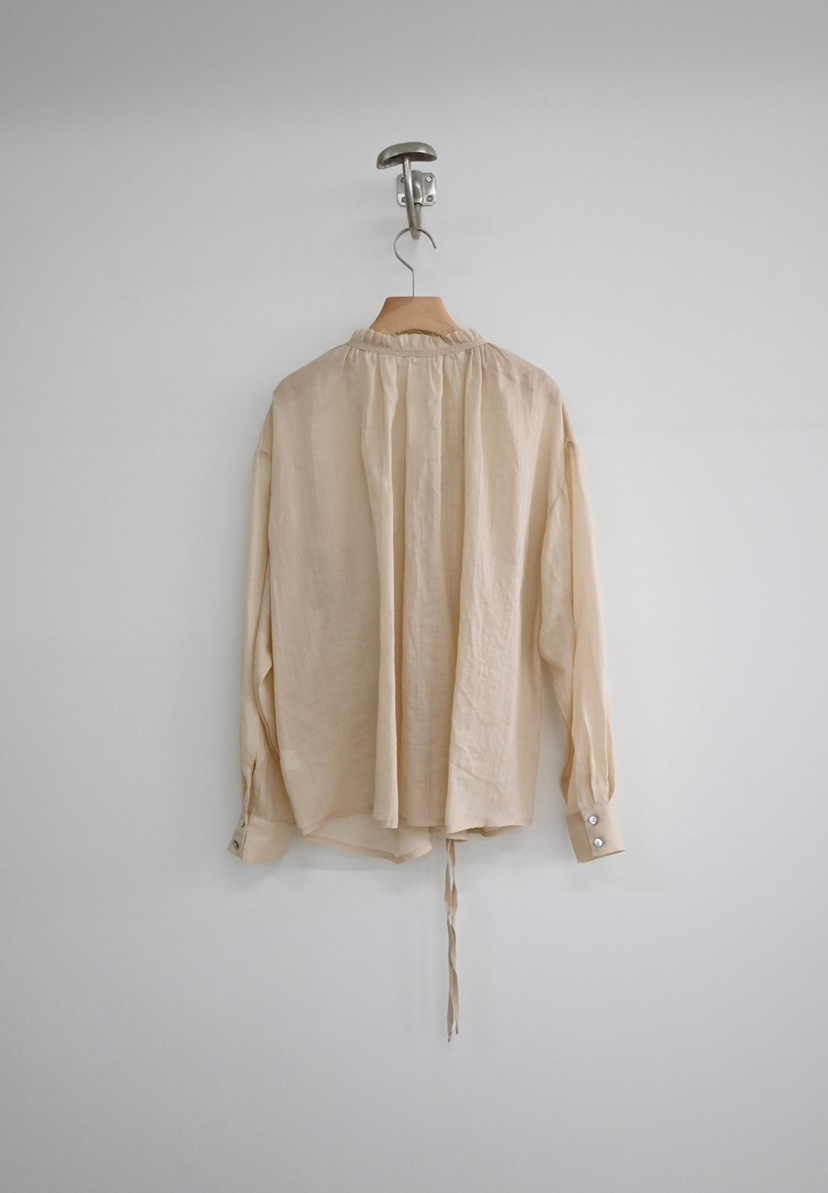 OP PER東大門㊣直郵女士新品25春夏人氣熱賣襯衫蕾絲衫亞麻OPPER-simplebeige襯衫/蕾絲衫