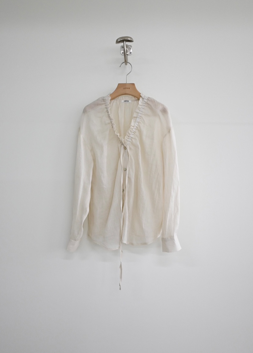 OP PER東大門㊣直郵女士新品25春夏人氣熱賣襯衫蕾絲衫亞麻OPPER-simplebeige襯衫/蕾絲衫