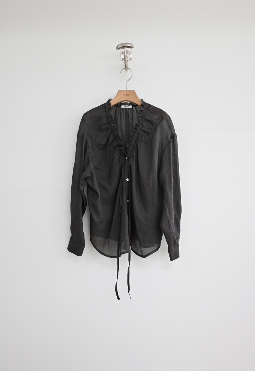 OP PER東大門㊣直郵女士新品25春夏人氣熱賣襯衫蕾絲衫亞麻OPPER-simplebeige襯衫/蕾絲衫圖色3