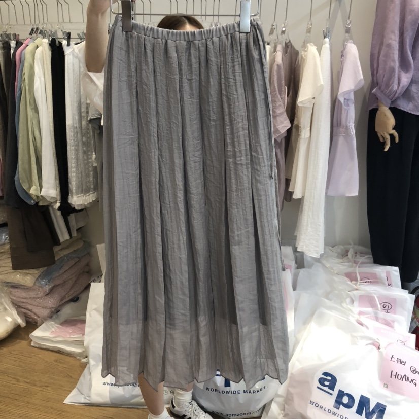 RIVEROOM韓國代購㊣女裝新品熱賣推薦休閑人氣半身裙中短裙RIVEROOM半身裙/中短裙圖色2