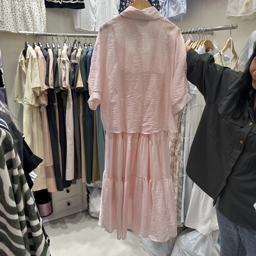 BIKINI東大門㊣實拍女士新款時尚25春夏真品熱賣人氣休閑套裝BIKINI套裝