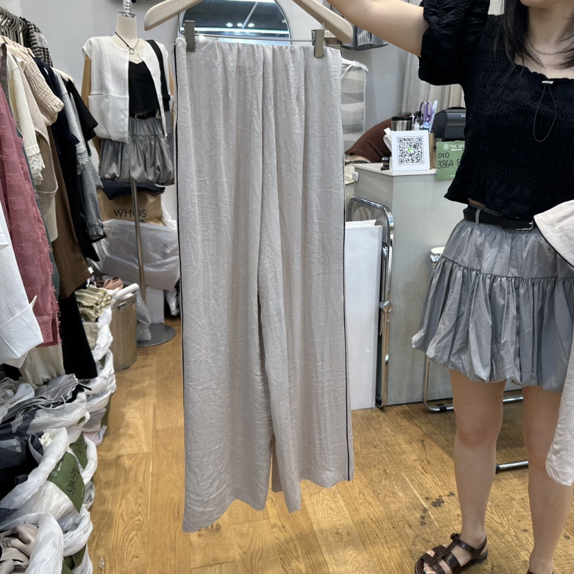 THE MOST-Q韓國代購㊣女士新款熱賣休閑人氣25春夏休閑褲THE MOST休閑褲