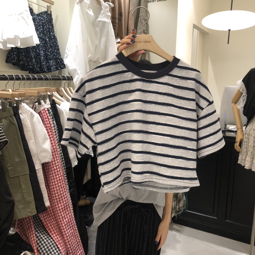 DAISY DRESS東大門㊣直郵女裝新款休閑25春夏真品熱賣推薦T恤DAISY DRESST恤圖色2