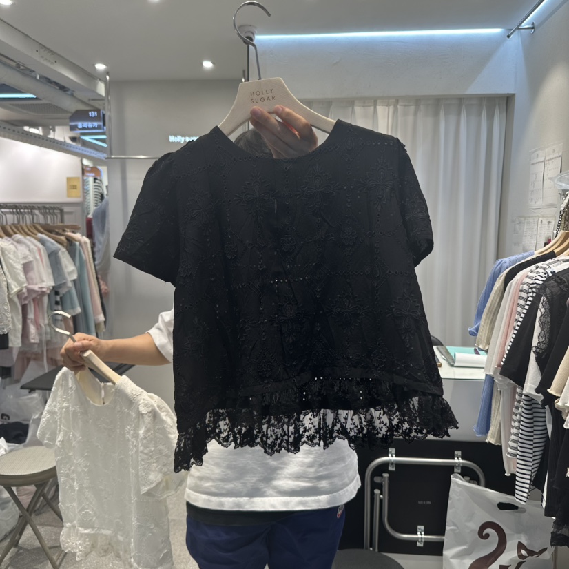 PIT A PAT東大門㊣代購女裝新款推薦休閑熱賣人氣襯衫蕾絲衫PIT A PAT襯衫/蕾絲衫圖色2