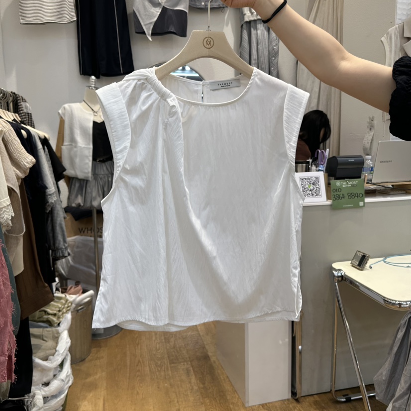 THE MOST-Q東大門㊣代購女裝新品休閑25春夏職業吊帶背心THE MOST吊帶/背心