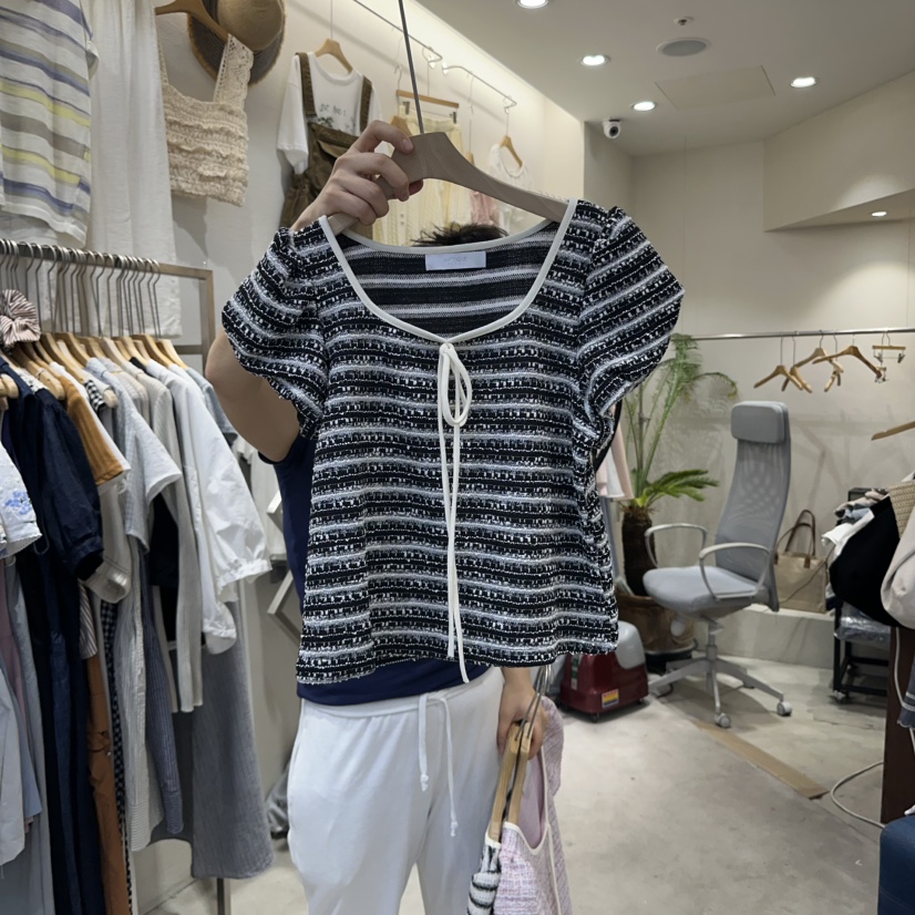 HIPTIQUE韓國代購㊣女裝新品熱賣休閑真品襯衫蕾絲衫粗花呢HIPTIQUE襯衫/蕾絲衫圖色2
