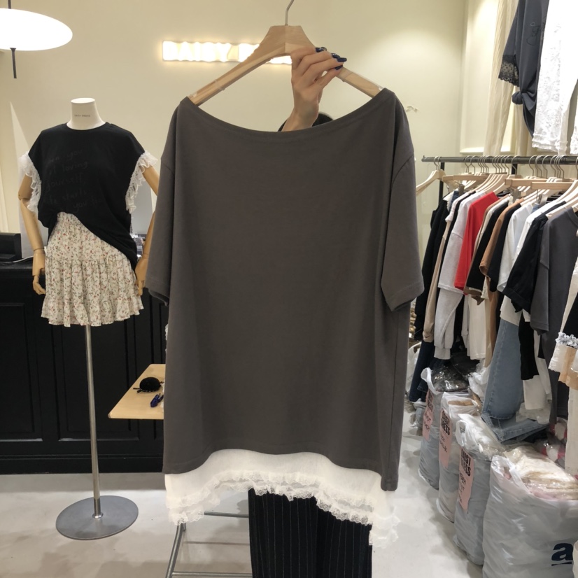 DAISY DRESS東大門㊣代購女裝新品25春夏推薦真品熱賣時尚T恤DAISY DRESST恤