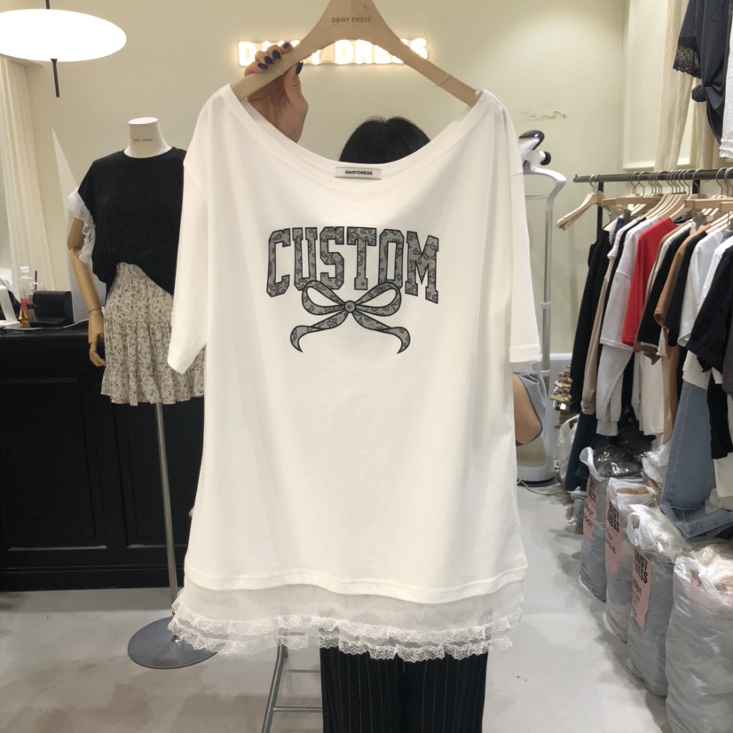 DAISY DRESS東大門㊣代購女裝新品25春夏推薦真品熱賣時尚T恤DAISY DRESST恤圖色3