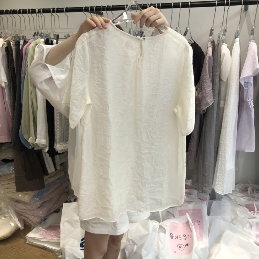 RIVEROOM東大門㊣代購女裝新品時尚職業推薦真品襯衫蕾絲衫RIVEROOM襯衫/蕾絲衫