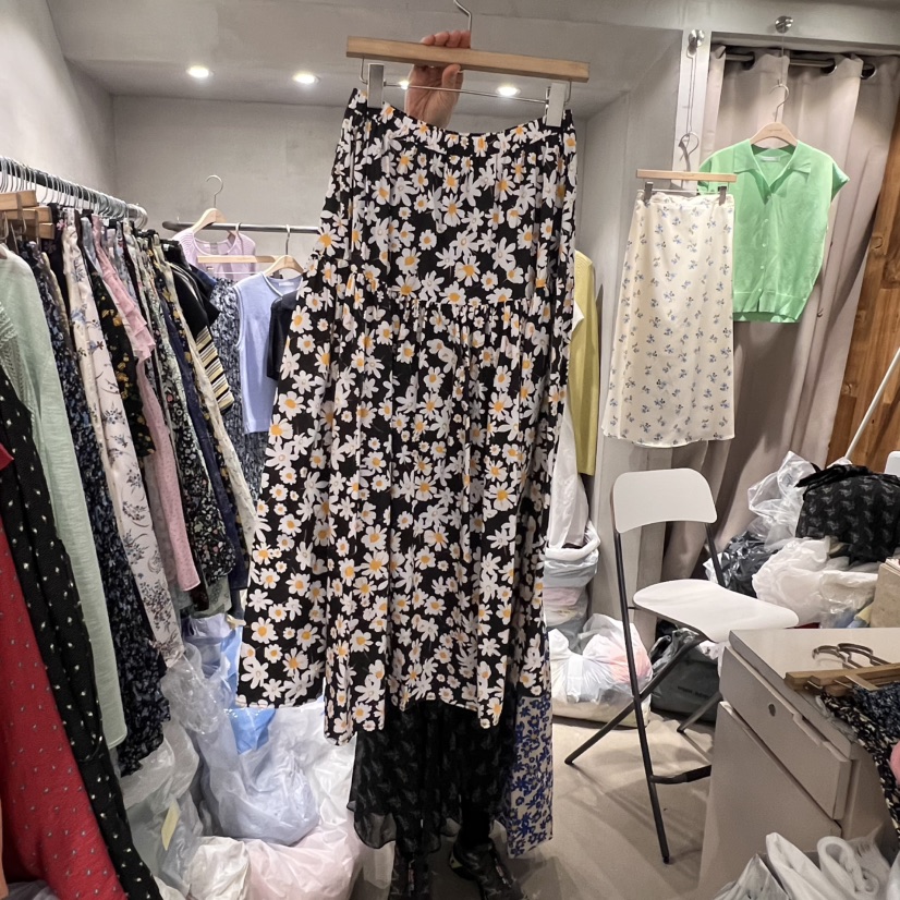LOGROAD韓國代購㊣女裝新品人氣時尚職業熱賣推薦半身裙中短裙LOG ROAD半身裙/中短裙