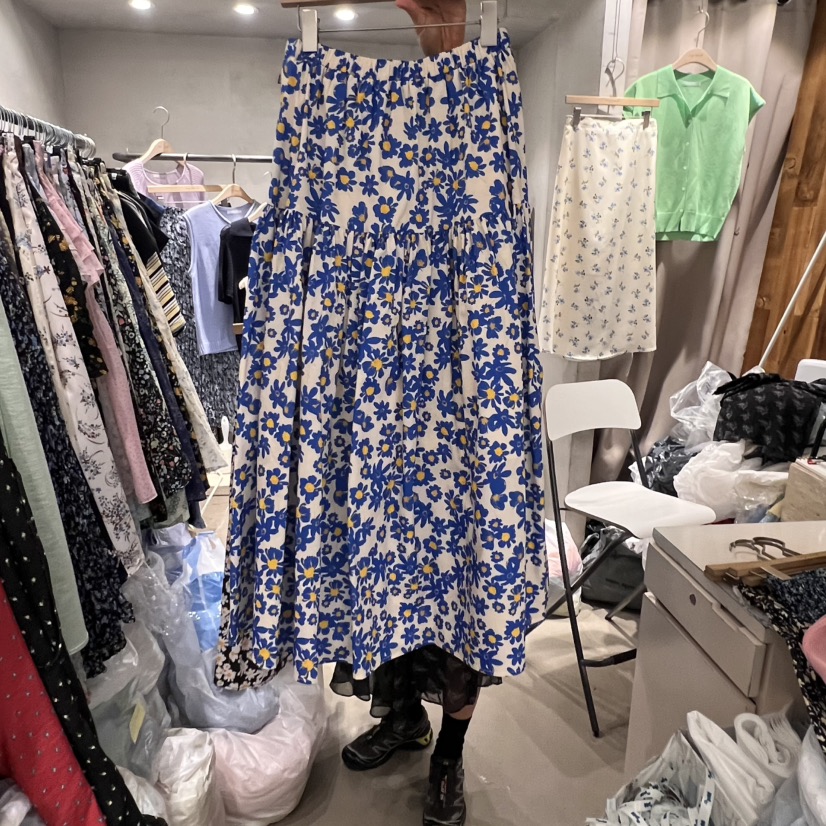 LOGROAD韓國代購㊣女裝新品人氣時尚職業熱賣推薦半身裙中短裙LOG ROAD半身裙/中短裙