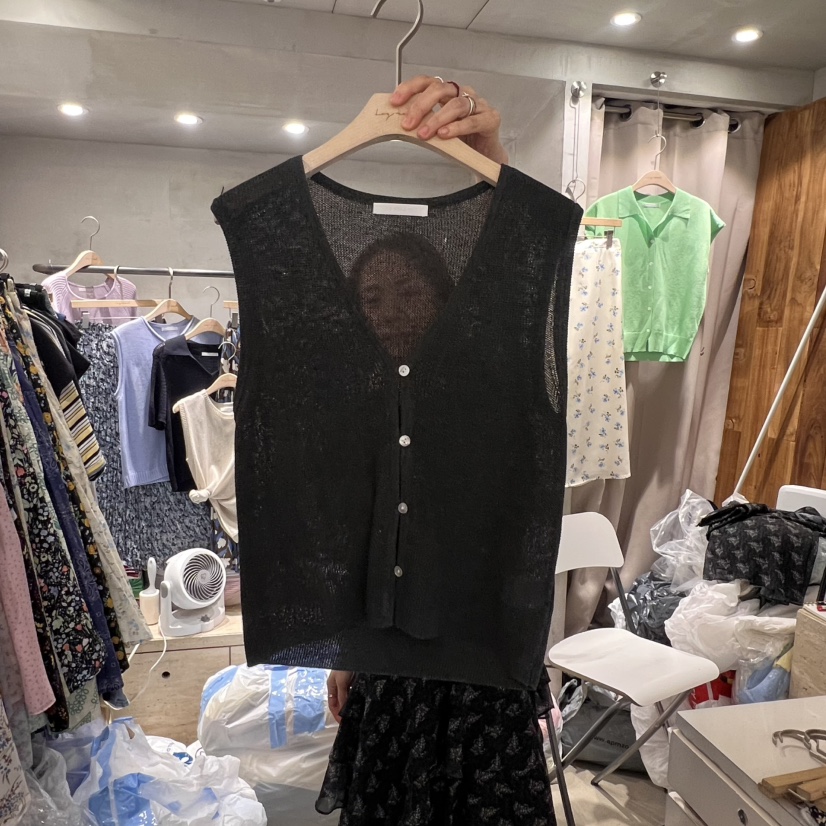 LOGROAD東大門㊣實拍女裝新品職業休閑時尚25春夏熱賣推薦馬甲LOG ROAD馬甲圖色4