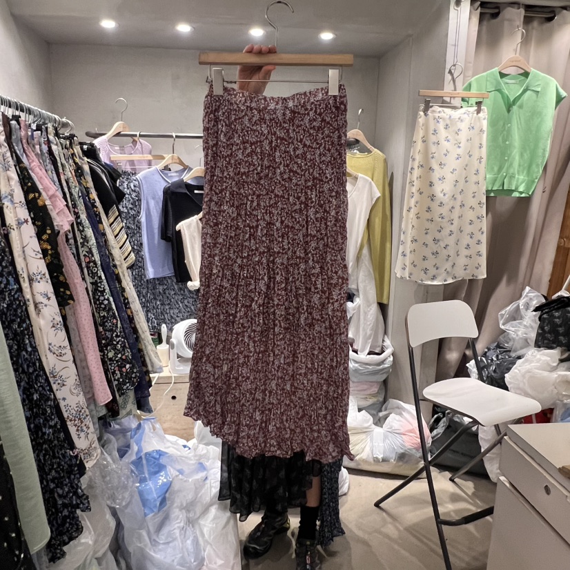 LOGROAD韓國直郵㊣女士新款真品職業25春夏推薦半身裙中短裙LOG ROAD半身裙/中短裙