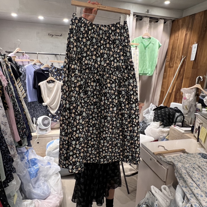 LOGROAD東大門㊣直郵女裝新品人氣推薦時尚職業半身裙中短裙LOG ROAD半身裙/中短裙圖色2